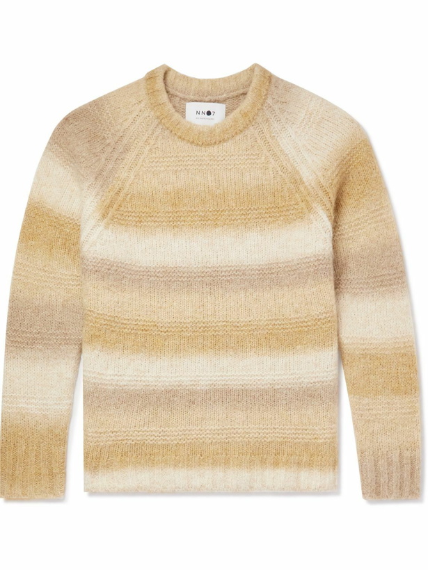 Photo: NN07 - Striped Knitted Sweater - Brown