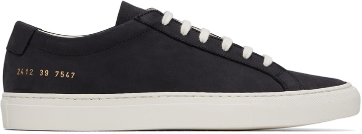 Photo: Common Projects Black Contrast Achilles Sneakers