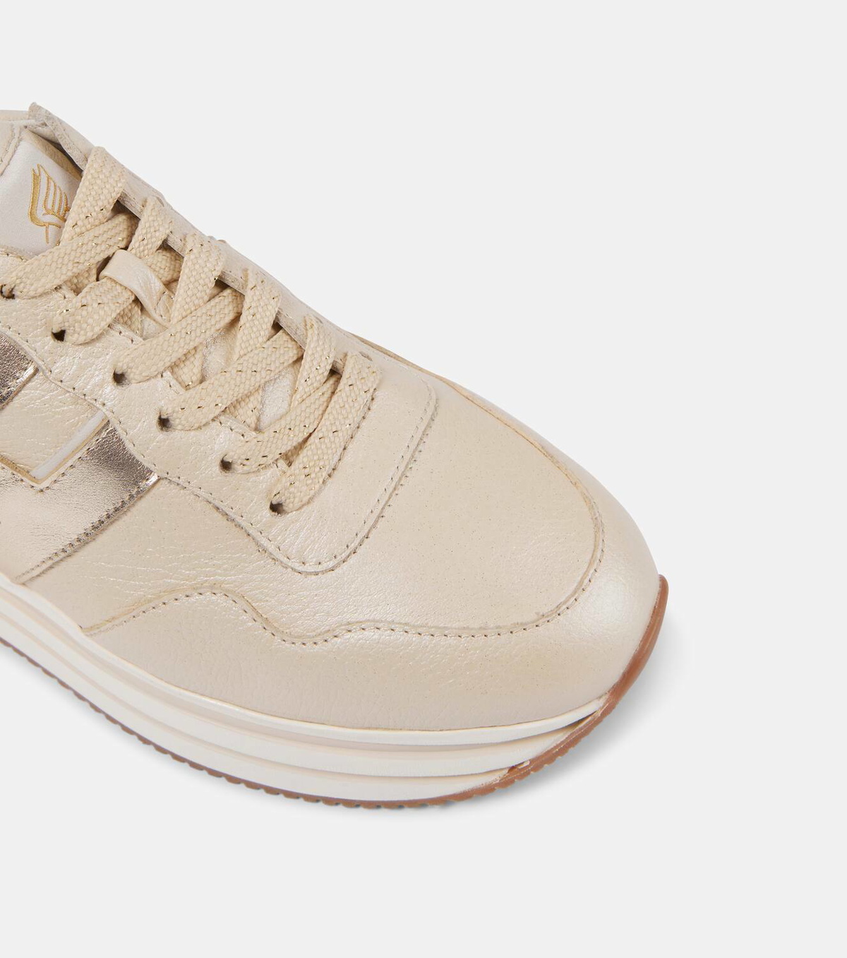 Hogan Midi H222 leather platform sneakers Hogan