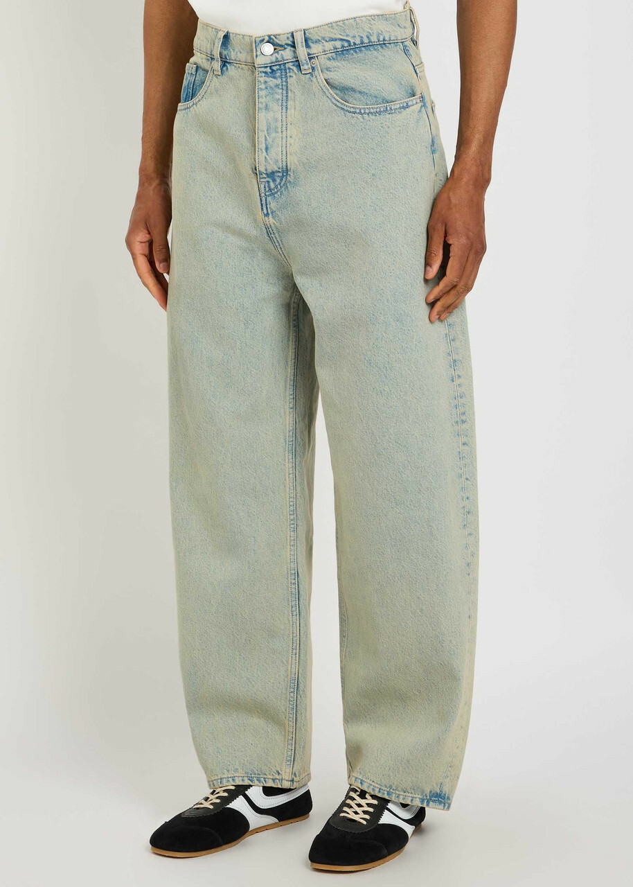 DRÔLE DE Monsieur Jean Baggy Dusty Relaxed Straight-leg Jeans Denim