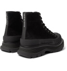 Alexander McQueen - Suede High-Top Sneakers - Black