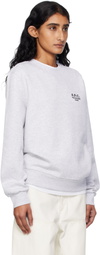 A.P.C. Gray Standard 'Rue Madame' Sweatshirt