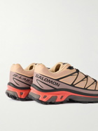 Salomon - XT-6 Rubber-Trimmed Mesh Sneakers - Neutrals