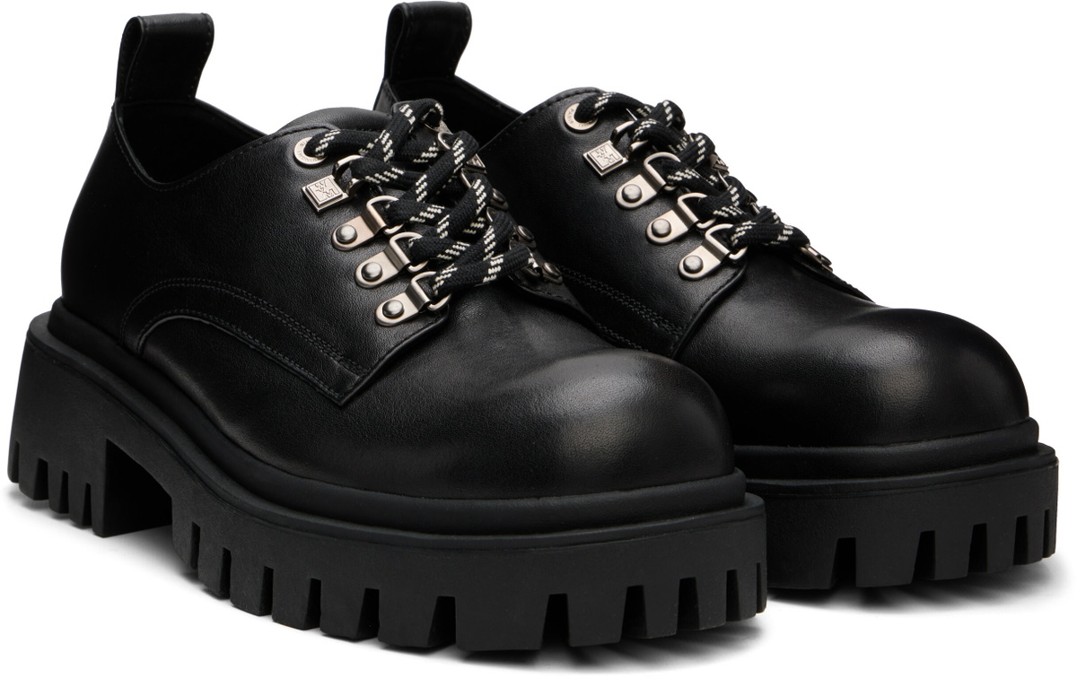 WOOYOUNGMI Black Leather Derbys