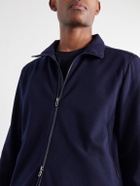 SEASE - Explorer Wool-Blend Zip-Up Ski Mid-Layer - Blue