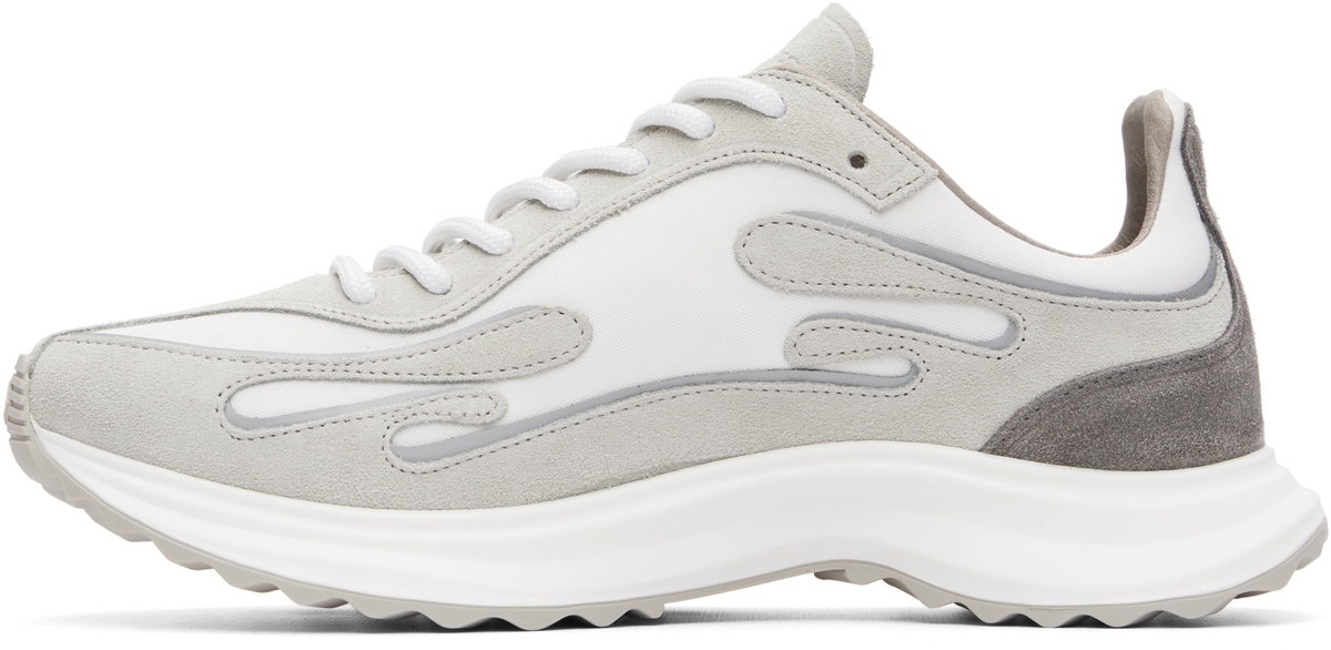 Casablanca Off-White & Gray Stade Sneakers