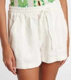 Velvet Sutton linen shorts