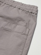 Barena - Tapered Garment-Dyed Cotton-Blend Gabardine Trousers - Gray