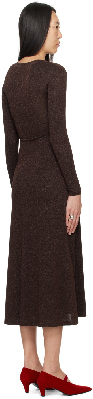 Beaufille Brown Baes Midi Dress