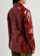 Kitri Beatrix Vinyl Jacket Red