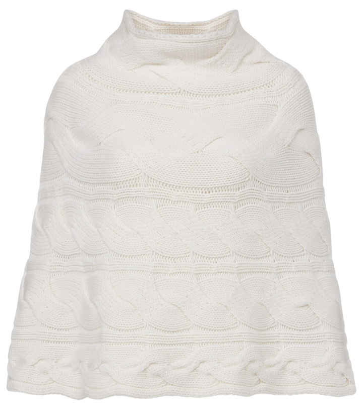Photo: Lisa Yang Evanna cable-knit cashmere cape