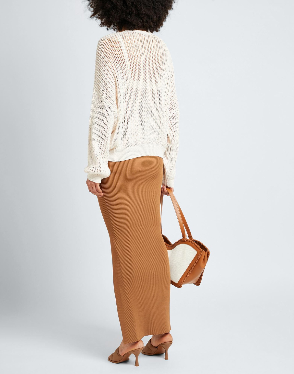 Peserico Womens Sweater in Off white