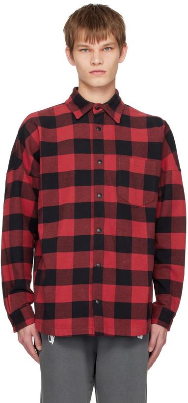 Photo: Palm Angels Red Check Shirt