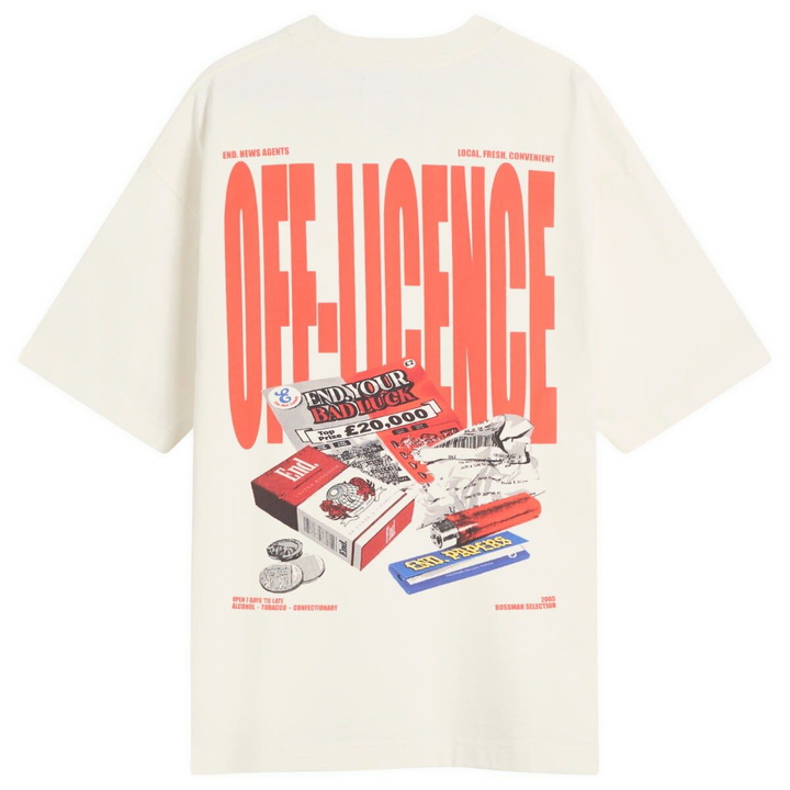 Photo: END. Off-Licence T-Shirt in Ecru