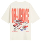 END. Off-Licence T-Shirt in Ecru