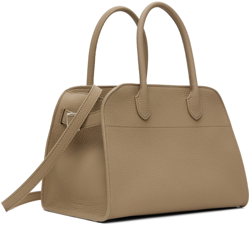 The Row Taupe Soft Margaux 10 Bag The Row
