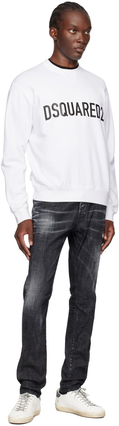Dsquared2 White Cool Fit Sweatshirt