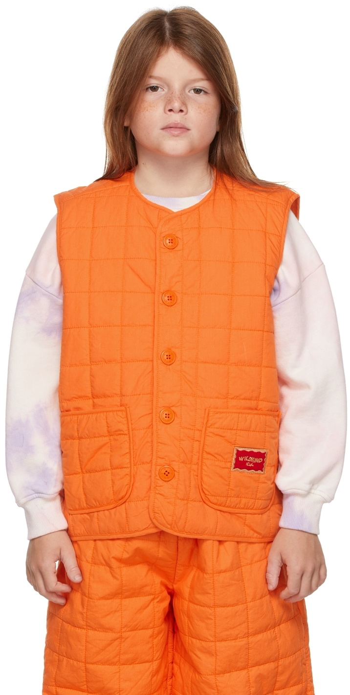 Wildkind Kids Orange Padded Liner Vest