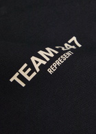 Represent Team 247 Hooded Cotton Sweatshirt Black