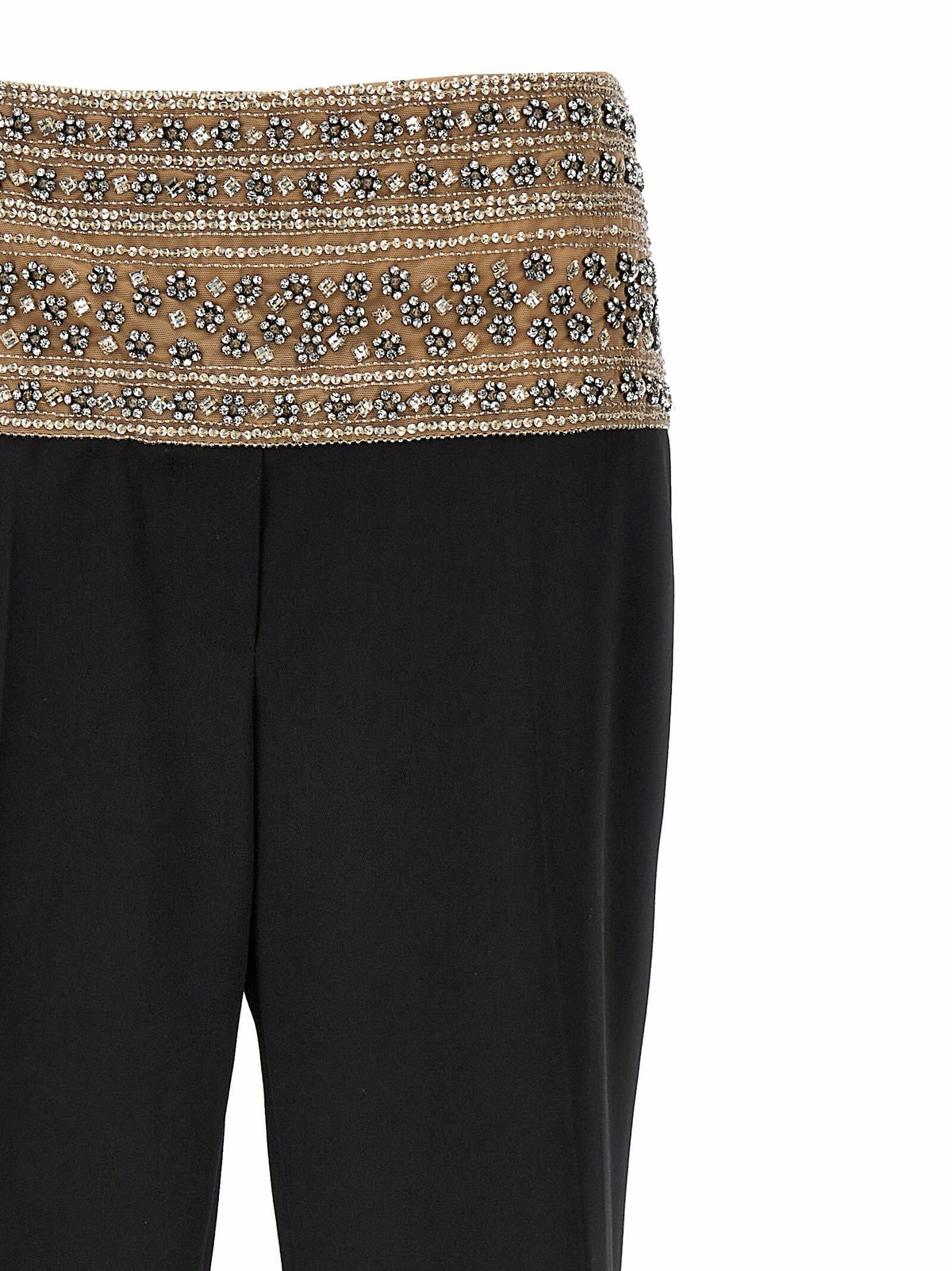 パンツ SMOKING PANTS WITH CRYSTALS Stella McCartney smoking Pants With Crystals Stella McCartney