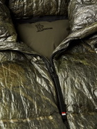 Moncler Grenoble - Darry Printed Quilted Dyneema Crinkled Hooded Down Ski Jacket - Green