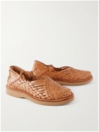 Yuketen - Leo Woven Leather Sandals - Brown