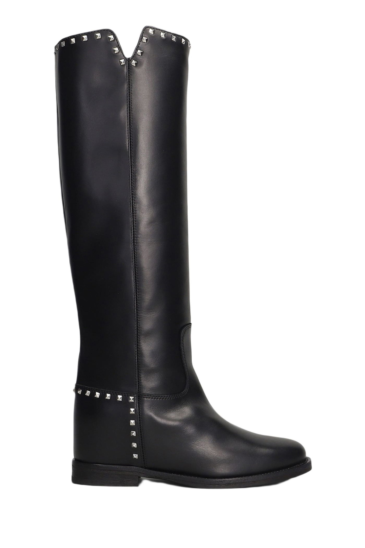 Via Roma 15 In Black Leather