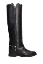 Via Roma 15 In Black Leather