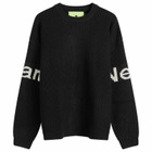 New Amsterdam Surf Association Men's New Amsterdam Name Knit Sweatshirt in Black