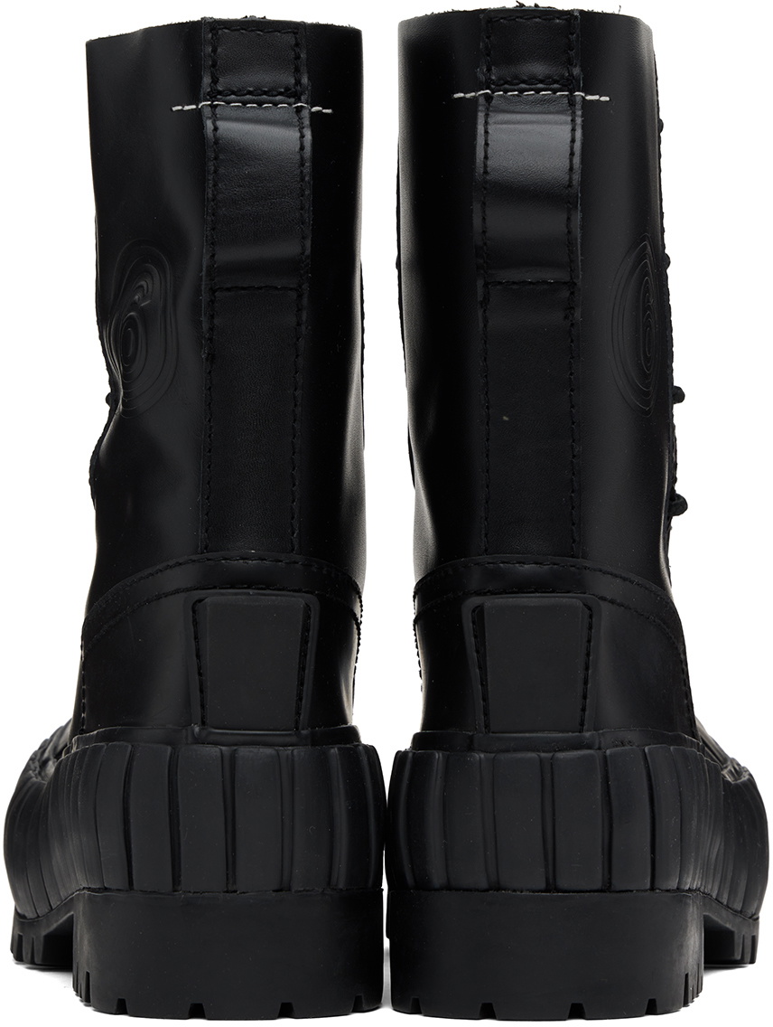 MM6 Maison Margiela Black Trunk Boots MM6 Maison Margiela