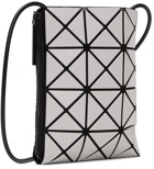 Bao Bao Issey Miyake Off-White Matte Prism Mini Pochette Crossbody Bag