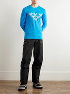 Black Crows - Logo-Print Merino Wool-Blend Jersey Ski Base Layer - Blue