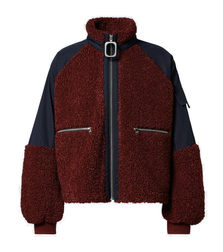 Photo: JW Anderson Colorblocked fleece jacket