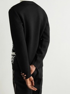 Alexander McQueen - Wool-Blend Jacquard Sweater - Black