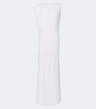 Jacquemus Drapée jersey maxi dress