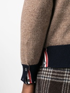 THOM BROWNE - 4-bar Wool Crewneck Jumper