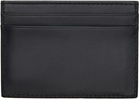 BOSS Black Buffed Leather Card Holder