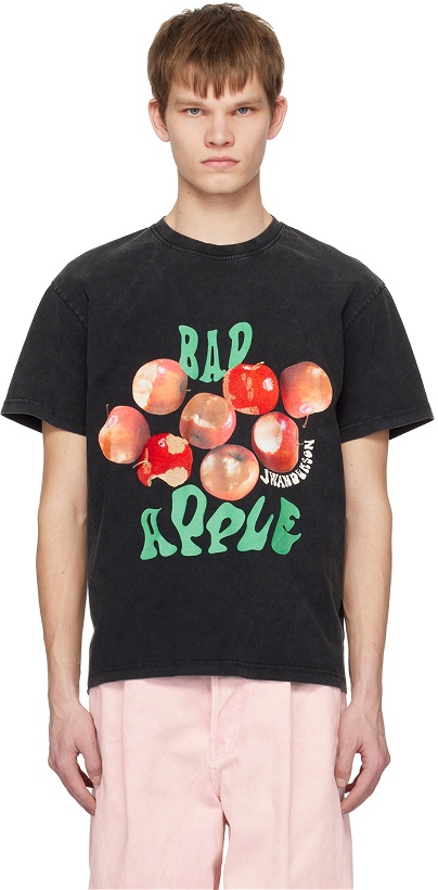 Photo: JW Anderson Gray 'Bad Apple' Oversized T-Shirt