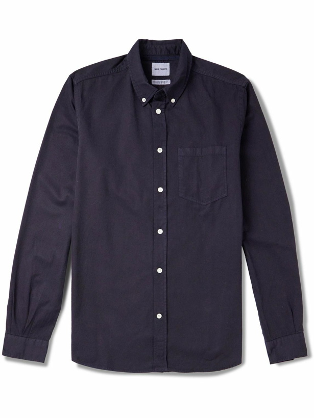 Photo: Norse Projects - Anton Button-Down Collar Cotton-Twill Shirt - Blue