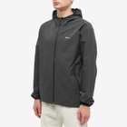 Nanga Men's Air Cloth Comfy Zip Parka Jacket in Black