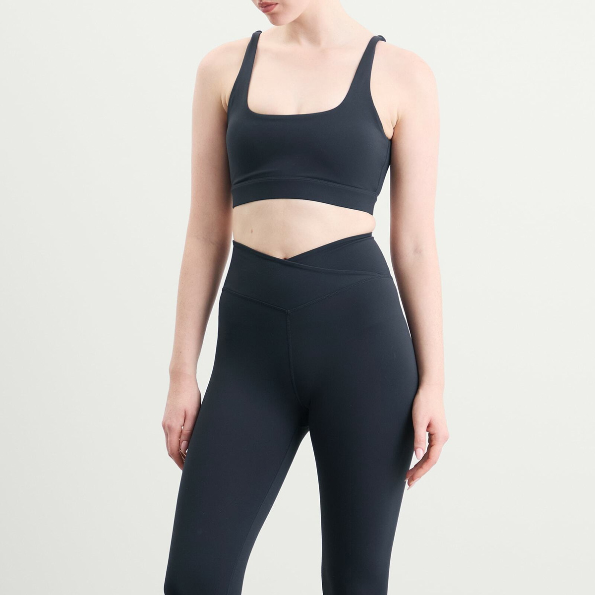 TALA Women's Dayflex Essential Square Neck Bra in Navy