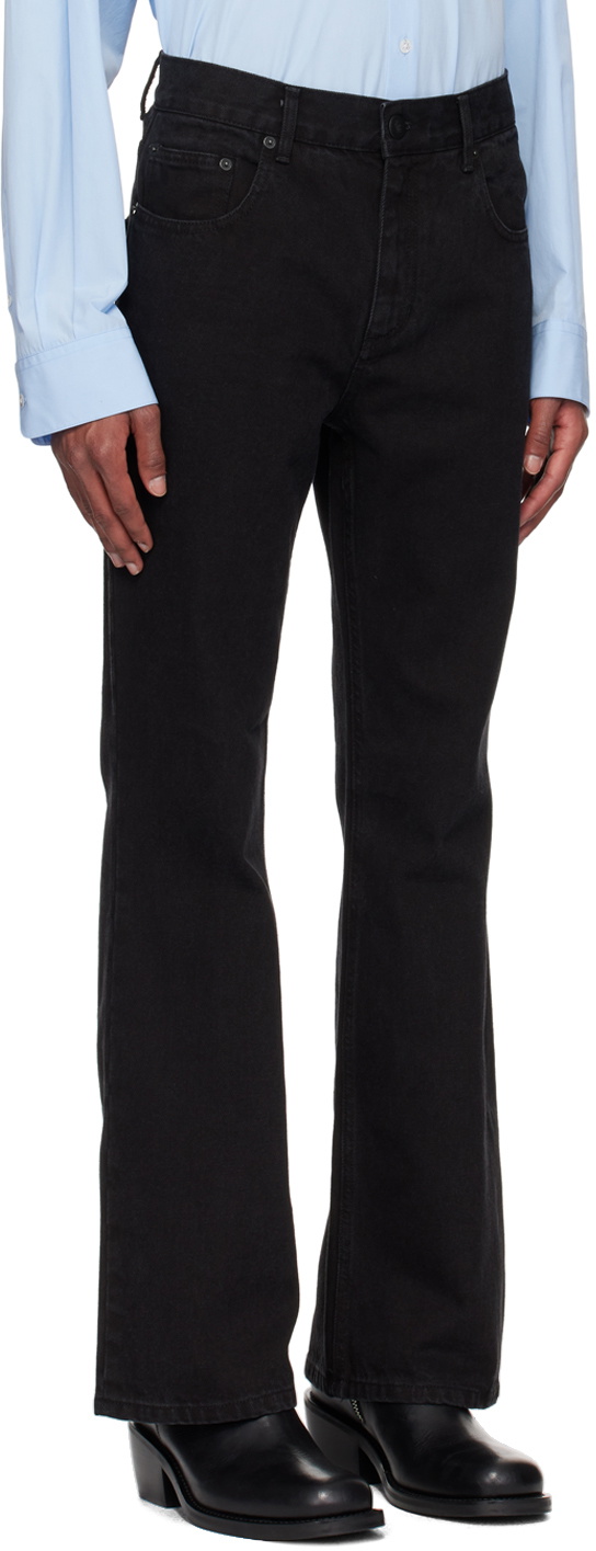 Ernest W. Baker Black Flare Jeans