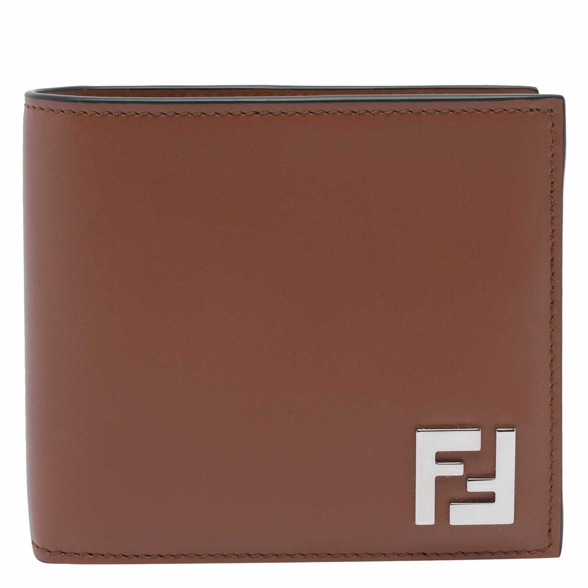 Fendi - Logo-Print Leather Zip-Around Wallet - Men - Gray Fendi
