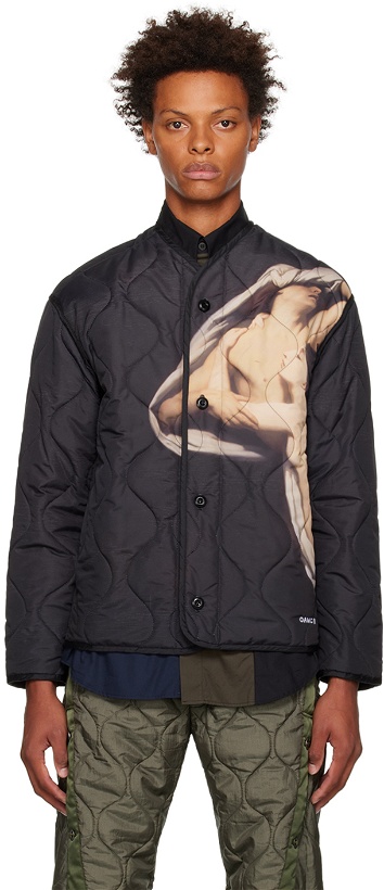 Photo: OAMC Black Louvre Edition Ombres Jacket