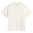 Bram's Fruit Men's Distressed Big Lemon Outline T-Shirt in White