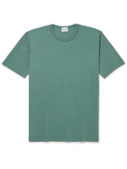 NORSE PROJECTS - Johannes Garment-Dyed Organic Cotton-Jersey T-Shirt - Green