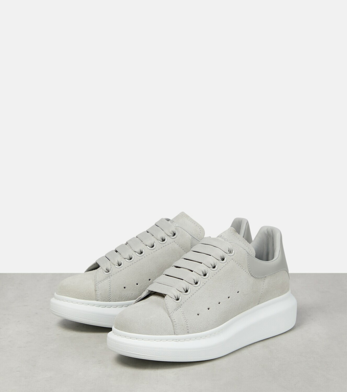 Alexander McQueen Oversized suede sneakers