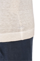 120% Lino T-shirt In Beige Linen