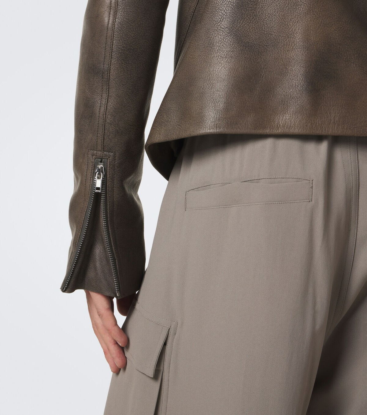 Rick Owens Release leather biker jacket