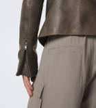 Rick Owens Release leather biker jacket